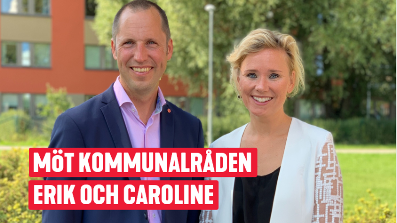 Möt Erik & Caroline, kommunalråd i Uppsala