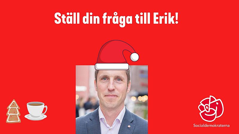 Digital julfika och frågestund med Erik Pelling
